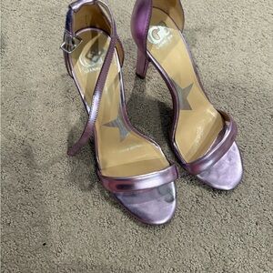 Gianni Bini Metallic Purple Women's Heels